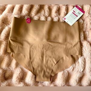 Only Necessities Tan High-Waist Panties